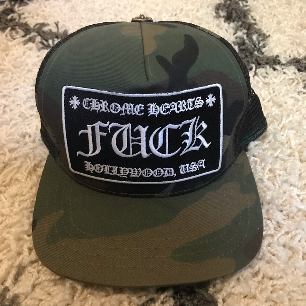 Chrome Hearts baseball cap hat Camo print